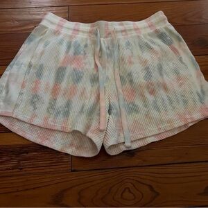 Women's Pastel Tie-Dye Athletic Shorts